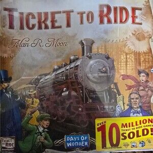 NEW  Days of Wonder Ticket To Ride by Alan R. Moon Train Adventure Board Game